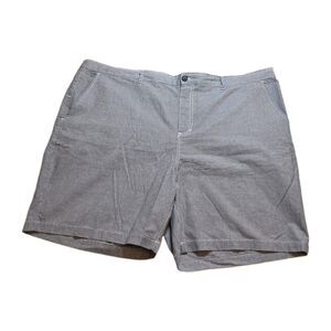 Winston Men's Houndstooth Chino Shorts Size 48 Blue White